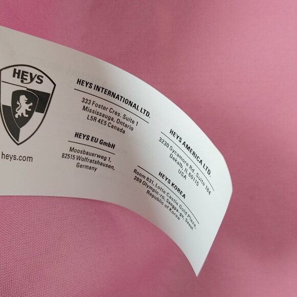 Heys Fashion Hardside PINK Polka dot Luggage Carry On - Picture 9 of 9